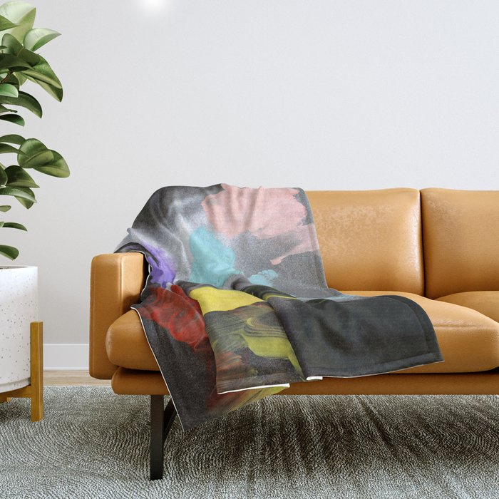 Composition 458 Throw Blanket Gallery Image 1