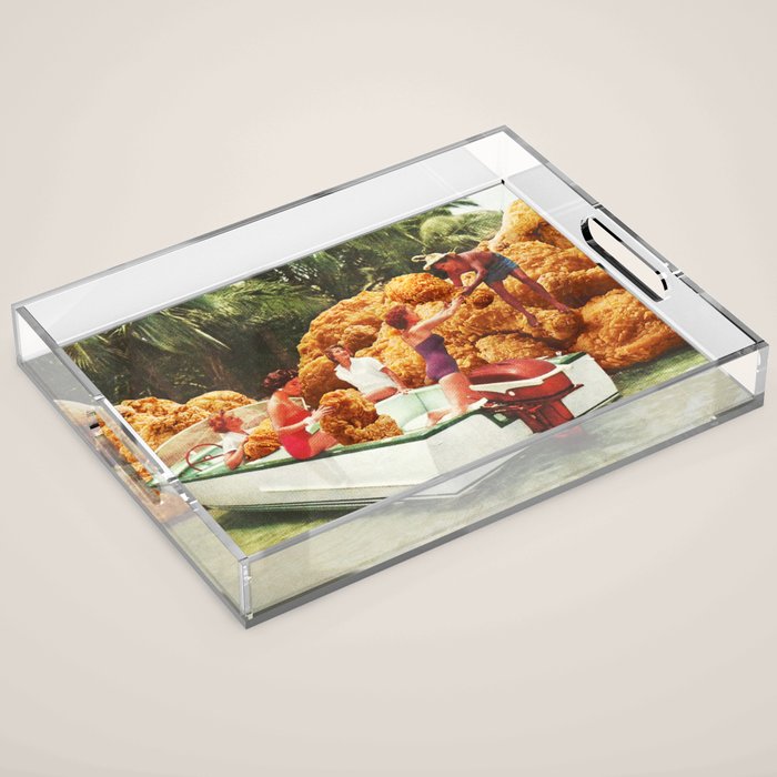 Fried chicken drive-thru - Takeaway Junk Food Acrylic Tray Gallery Image 1