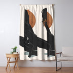 Abstract Art / Female Figure Window Curtain Gallery Image 5
