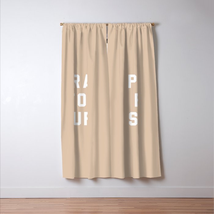 Pray for Surf - sand color Window Curtain Gallery Image 3