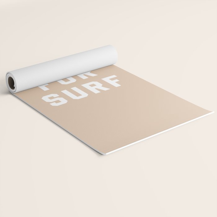 Pray for Surf - sand color Yoga Mat Gallery Image 2