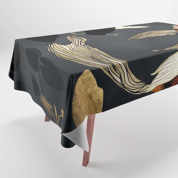 Metallic Koi IV Tablecloth Gallery Image 1