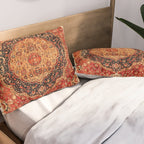 Seley 16th Century Antique Persian Carpet Print Pillow Sham Gallery Image 2