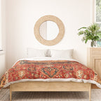 Seley 16th Century Antique Persian Carpet Print Duvet Cover Gallery Image 3