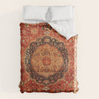 Seley 16th Century Antique Persian Carpet Print Duvet Cover Gallery Image 6