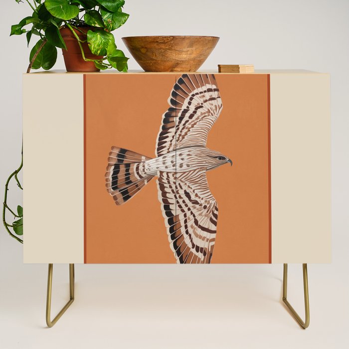 Hawk in Still Flight Credenza Gallery Image 1
