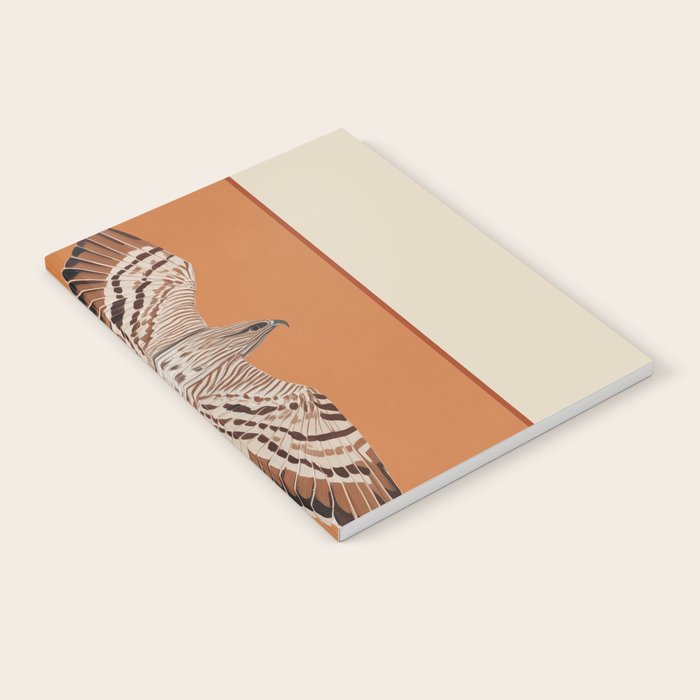 Hawk in Still Flight Notebook Gallery Image 1