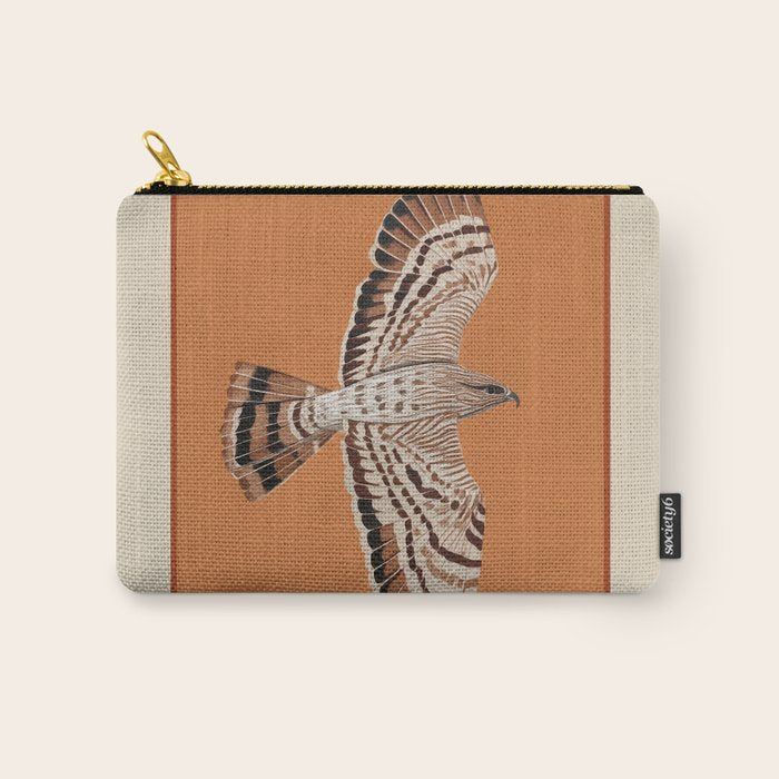 Hawk in Still Flight Carry All Pouch Gallery Image 1