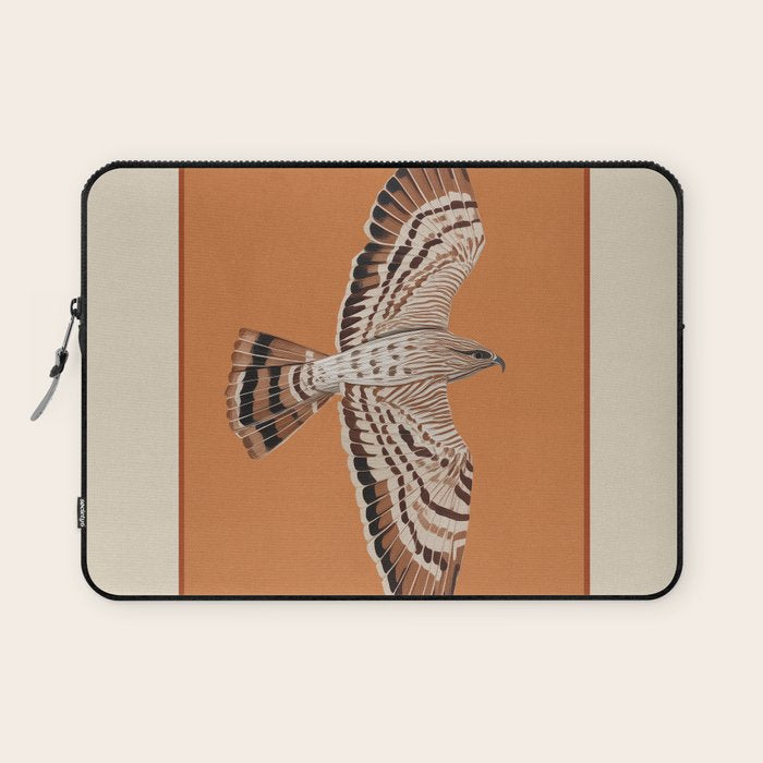 Hawk in Still Flight Laptop Sleeve Gallery Image 1