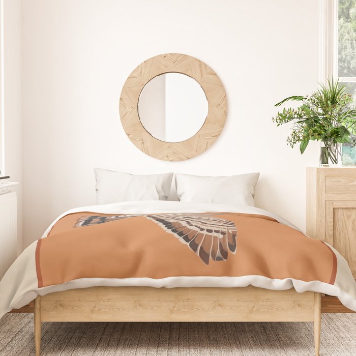 Hawk in Still Flight Duvet Cover Gallery Image 3