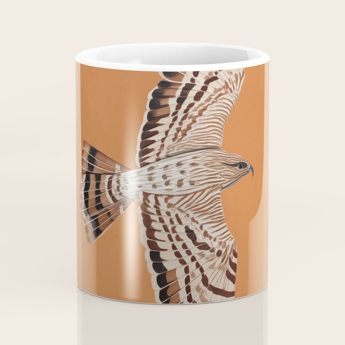 Hawk in Still Flight Coffee Mug Gallery Image 4