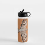 Hawk in Still Flight Water Bottle Gallery Image 1