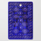 Oriental Opulence: Royal Blue Velvet Moroccan Majesty Cutting Board Gallery Image 1