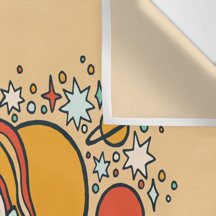 Star Stego | Retro Reptile Palette Wall Tapestry Gallery Image 3