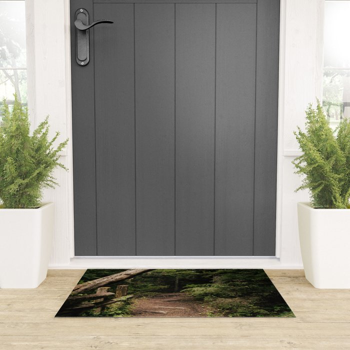 Forest Path Welcome Mat Gallery Image 3