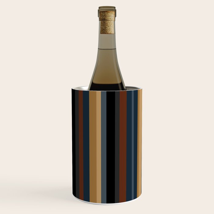 Classic Stripes V - Dark Vintage  Wine Chiller Gallery Image 1
