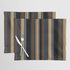 Classic Stripes V - Dark Vintage  Placemat Gallery Image 1