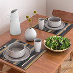 Classic Stripes V - Dark Vintage  Placemat Gallery Image 2