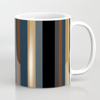 Classic Stripes V - Dark Vintage  Coffee Mug Gallery Image 1
