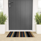 Classic Stripes V - Dark Vintage  Welcome Mat Gallery Image 3
