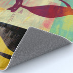 Mid-Century Modern 2 Cats - Graffiti Style Rug Gallery Image 4