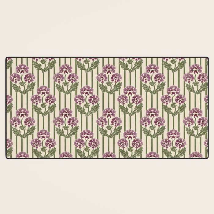 Highland Floral Stripe Desk Mat Gallery Image 3