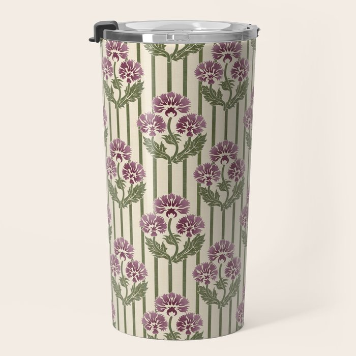 Highland Floral Stripe Travel Mug Gallery Image 3