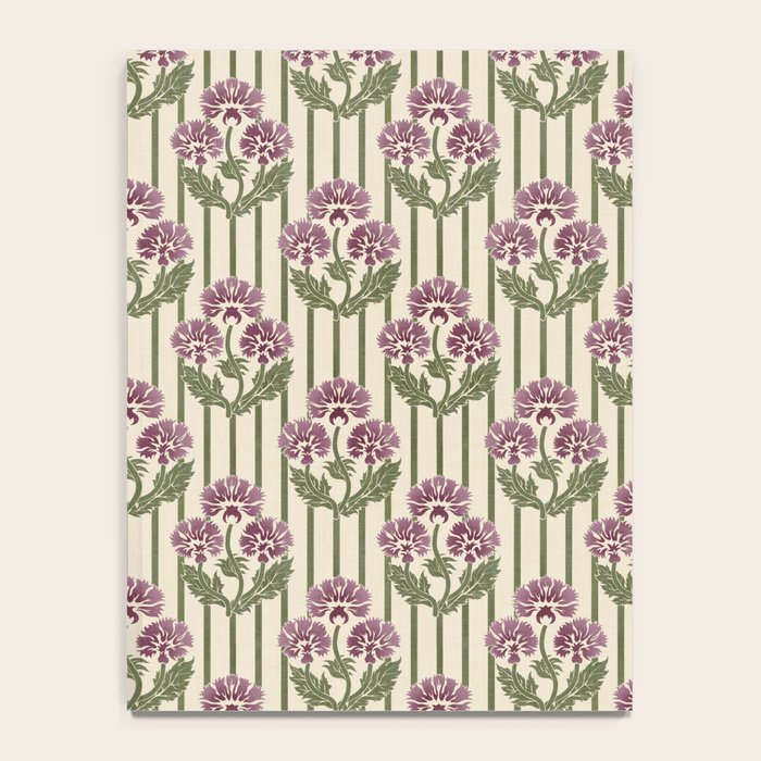 Highland Floral Stripe Notebook Gallery Image 4