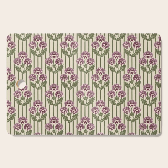 Highland Floral Stripe Cutting Board Gallery Image 1