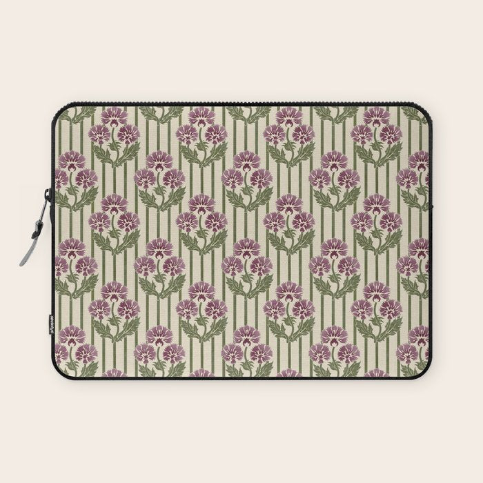 Highland Floral Stripe Laptop Sleeve Gallery Image 1