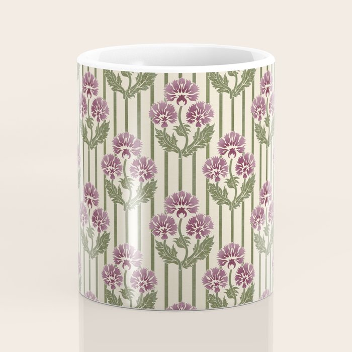 Highland Floral Stripe Coffee Mug Gallery Image 4