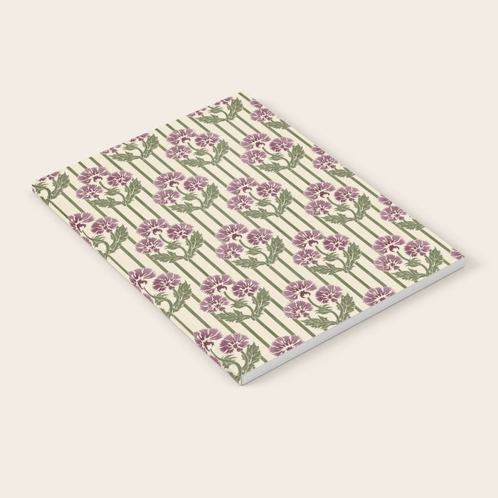 Highland Floral Stripe Notebook Gallery Image 1