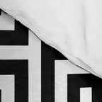Greek Key (White & Black Pattern) Comforter Gallery Image 4