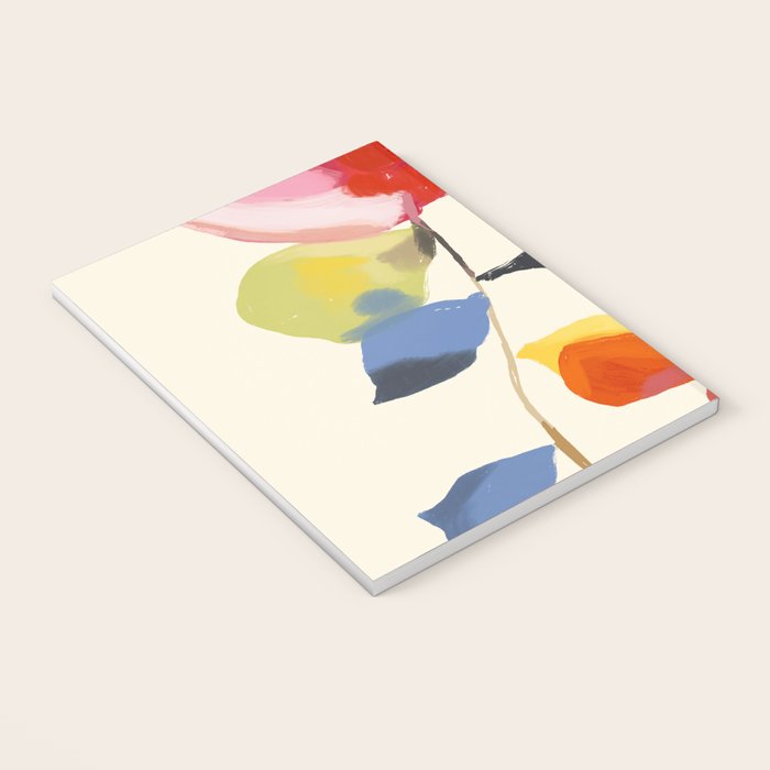 Minimal Abstract Colorful Flower Notebook Gallery Image 3