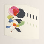 Minimal Abstract Colorful Flower Wrapping Paper Gallery Image 3
