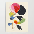 Minimal Abstract Colorful Flower Poster Gallery Image 4
