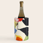 Minimal Abstract Colorful Flower Wine Chiller Gallery Image 1