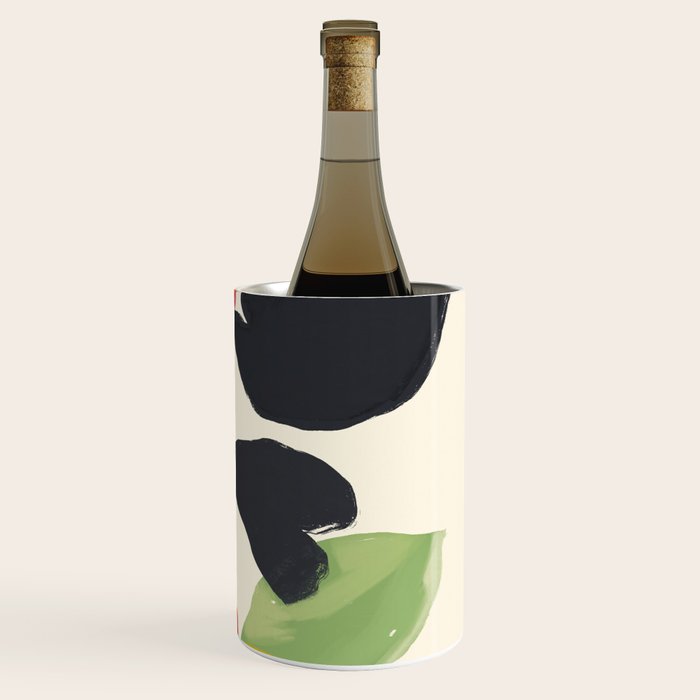 Minimal Abstract Colorful Flower Wine Chiller Gallery Image 3