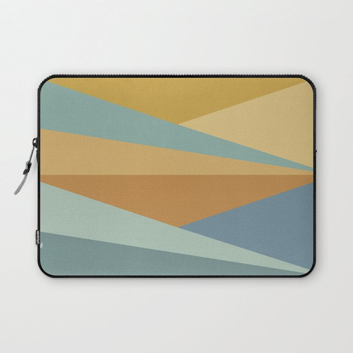 Geometric Triangles XIII Retro Summer Laptop Sleeve Gallery Image 1