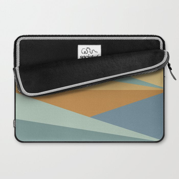 Geometric Triangles XIII Retro Summer Laptop Sleeve Gallery Image 2