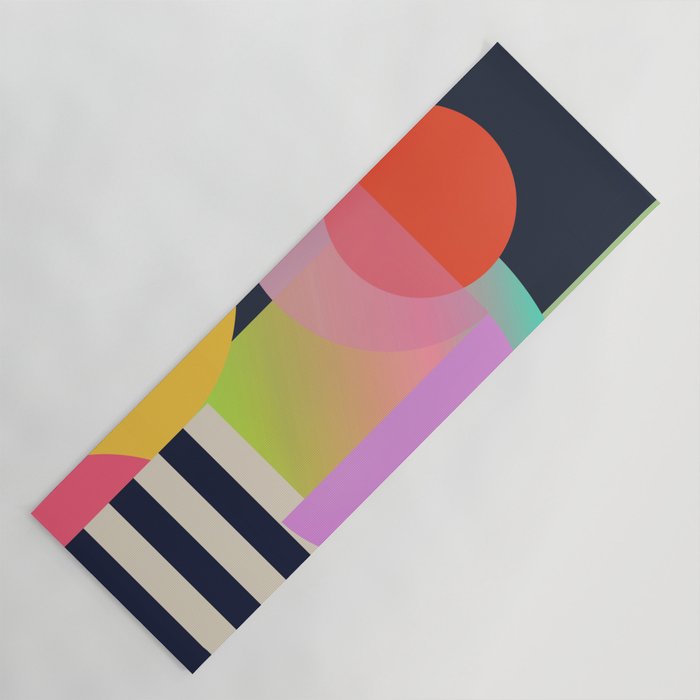 Abstract Geometric Shapes 212 Yoga Mat Gallery Image 1