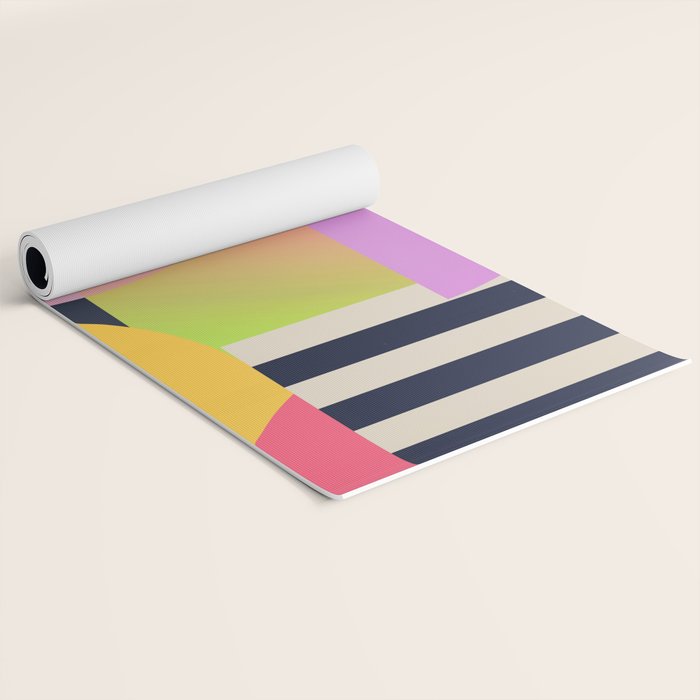 Abstract Geometric Shapes 212 Yoga Mat Gallery Image 2