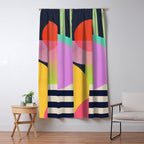 Abstract Geometric Shapes 212 Window Curtain Gallery Image 5