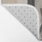 Cat Watching a Spider Japanese Painting Bath Mat Gallery Image 2