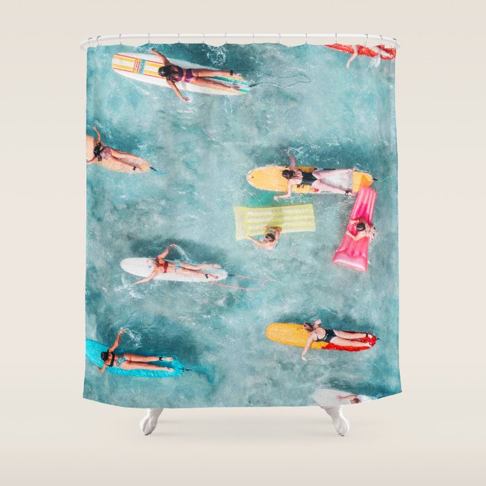 Surf Sisters Shower Curtain Gallery Image 1