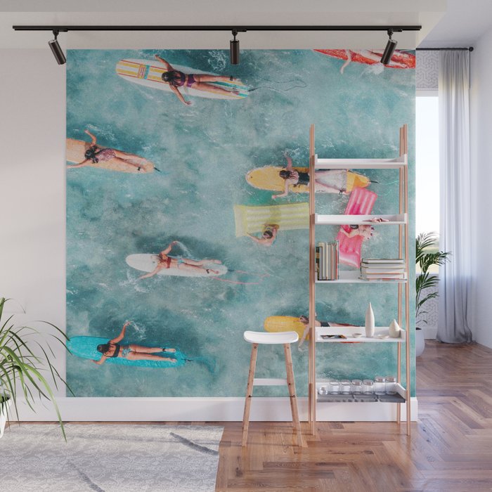 Surf Sisters Wall Mural Gallery Image 1