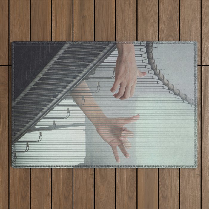 Melodic Bridge - Harp Outdoor Rug Gallery Image 1
