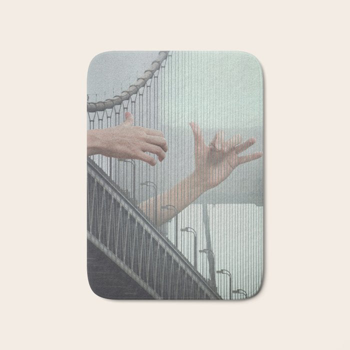Melodic Bridge - Harp Bath Mat Gallery Image 1