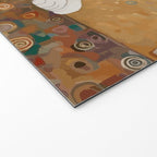 Klimt Cat with Ivory Scarf Welcome Mat Gallery Image 2