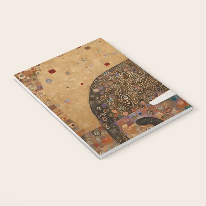 Klimt Cat with Ivory Scarf Notebook Gallery Image 3
